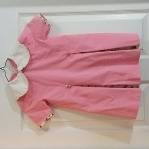 Child’s Vintage Dress Hand Crafted Pink/White Size 4